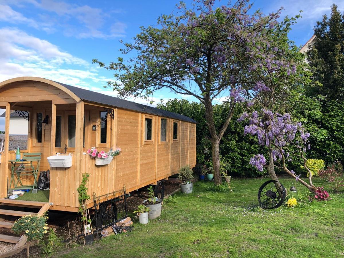 Roulotte A Honfleur Villa Exteriör bild